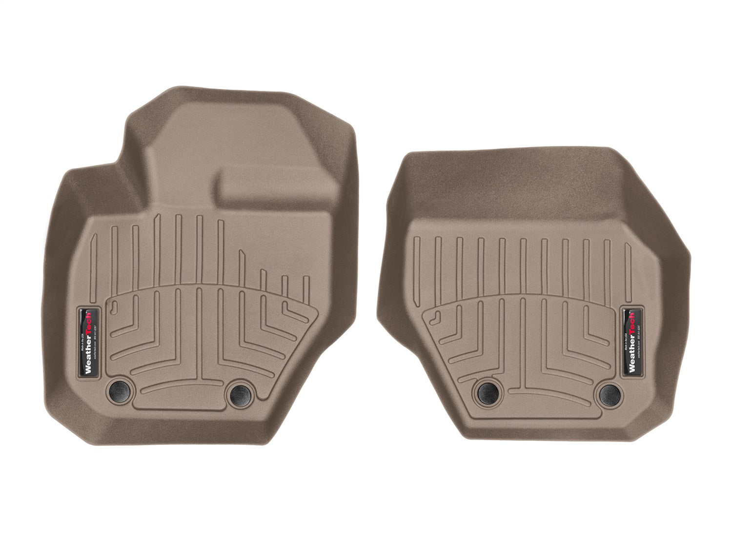 Weathertech 452341 FloorLiner™ DigitalFit®; Tan; Front; Weathertech 452341