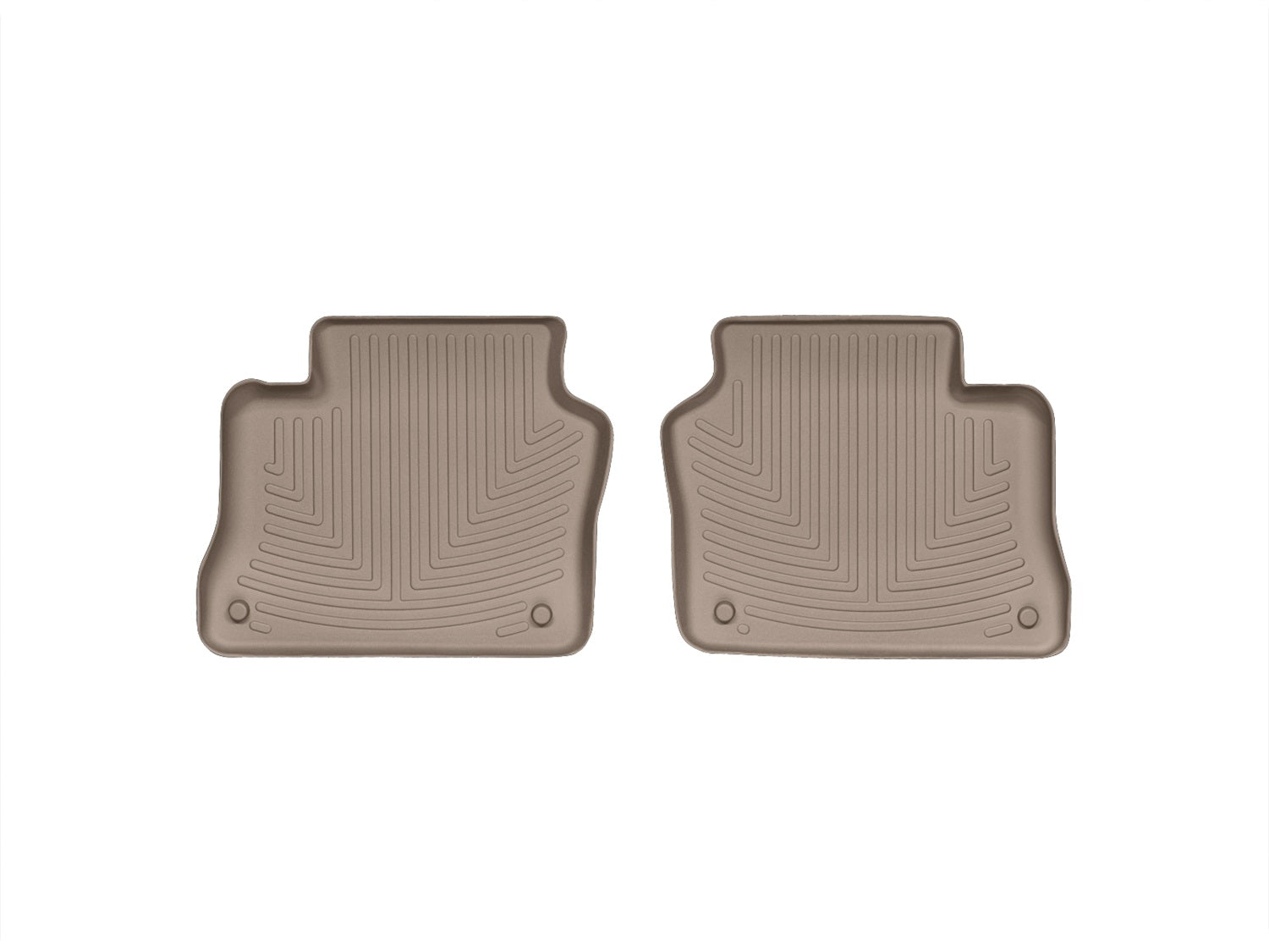 Weathertech 452572 FloorLiner™ DigitalFit®; Tan; Rear; 2 Piece; Weathertech 452572