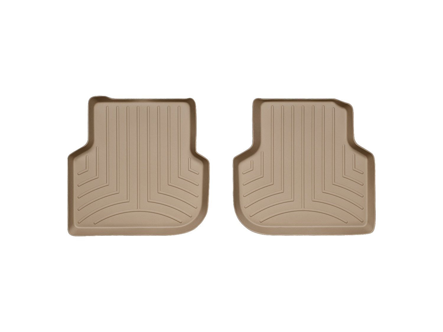 Weathertech 453382 FloorLiner™ DigitalFit®; Tan; Rear; 2 Piece; Weathertech 453382