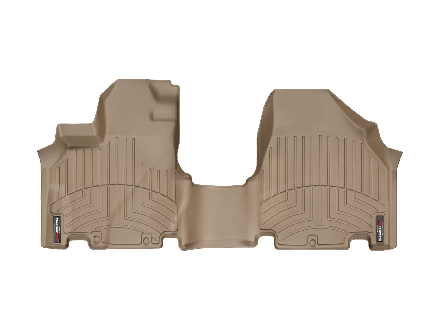 Weathertech 453471 FloorLiner™ DigitalFit®; Tan; Front; Over The Hump; Weathertech 453471