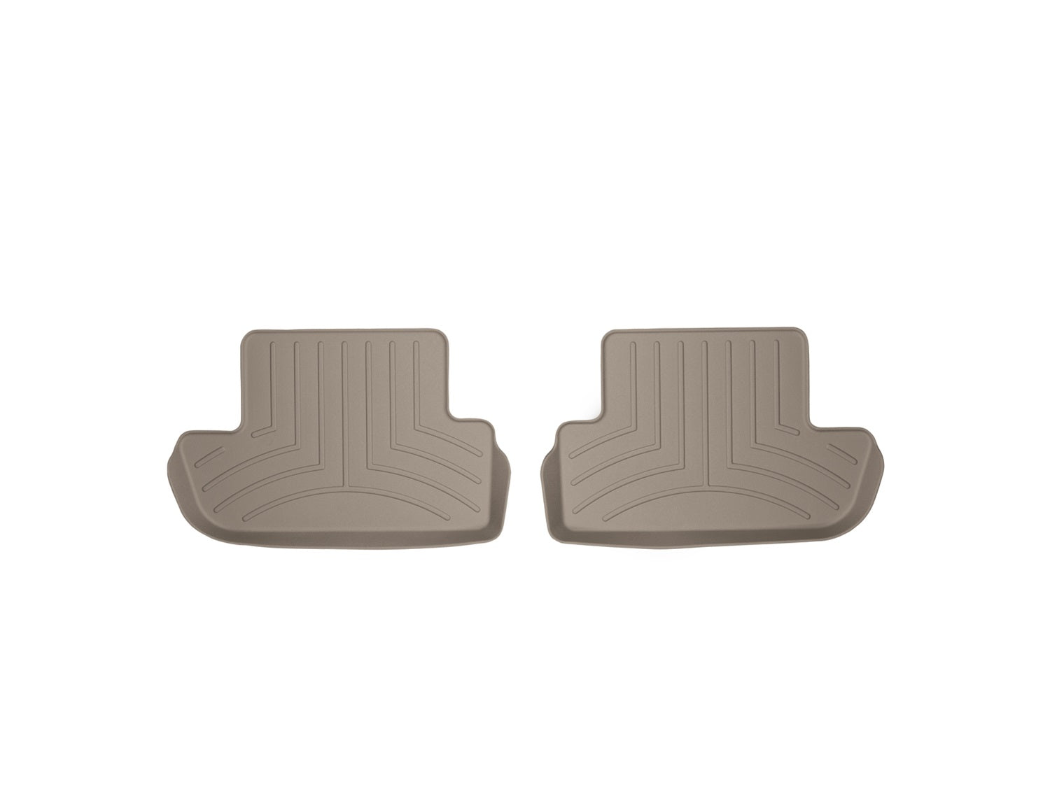 Weathertech 453722 FloorLiner™ DigitalFit®; Tan; Rear; 2 Piece; Weathertech 453722