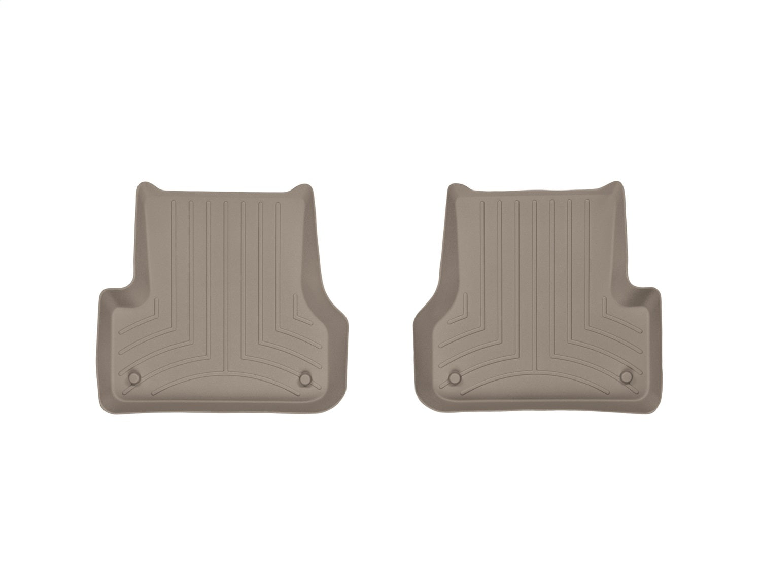 Weathertech 453742 FloorLiner™ DigitalFit®; Tan; Rear; 2 Piece; Weathertech 453742