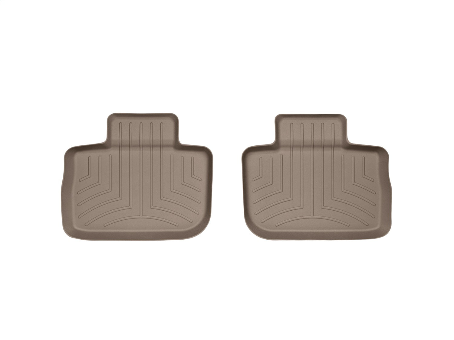 Weathertech 453792 FloorLiner™ DigitalFit®; Tan; Rear; 2 Piece; Weathertech 453792