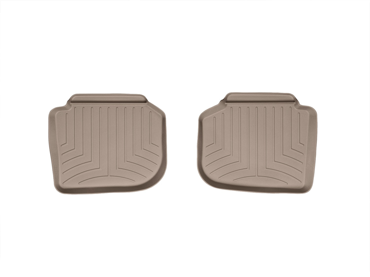 Weathertech 453842 FloorLiner™ DigitalFit®; Tan; Rear; 2 Piece; Weathertech 453842