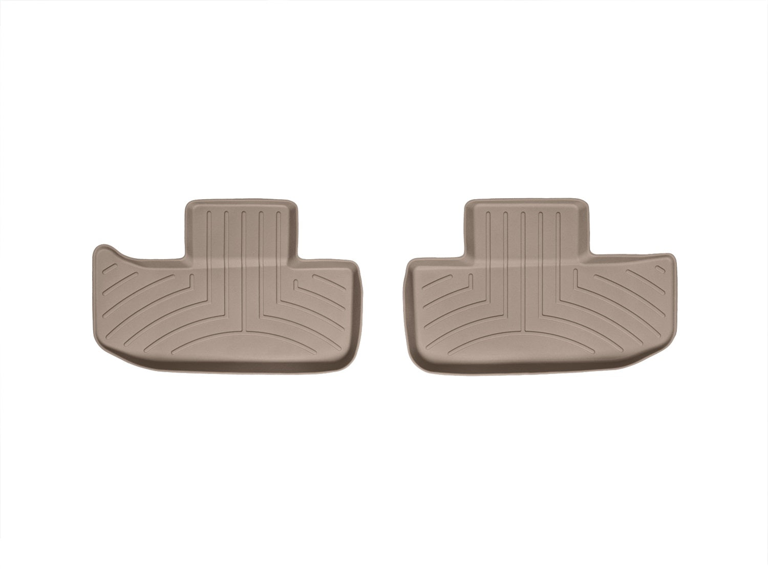 Weathertech 453862 FloorLiner™ DigitalFit®; Tan; Rear; 2 Piece; Weathertech 453862