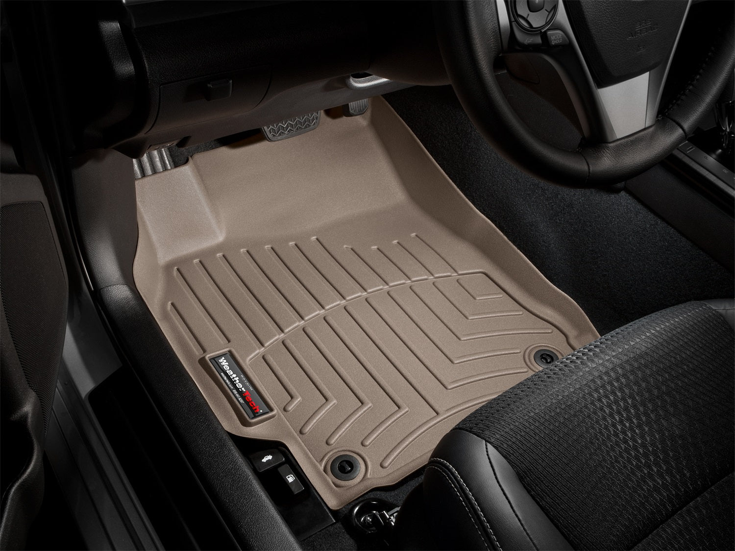 Weathertech 452291 FloorLiner™ DigitalFit®; Tan; Front; Weathertech 452291