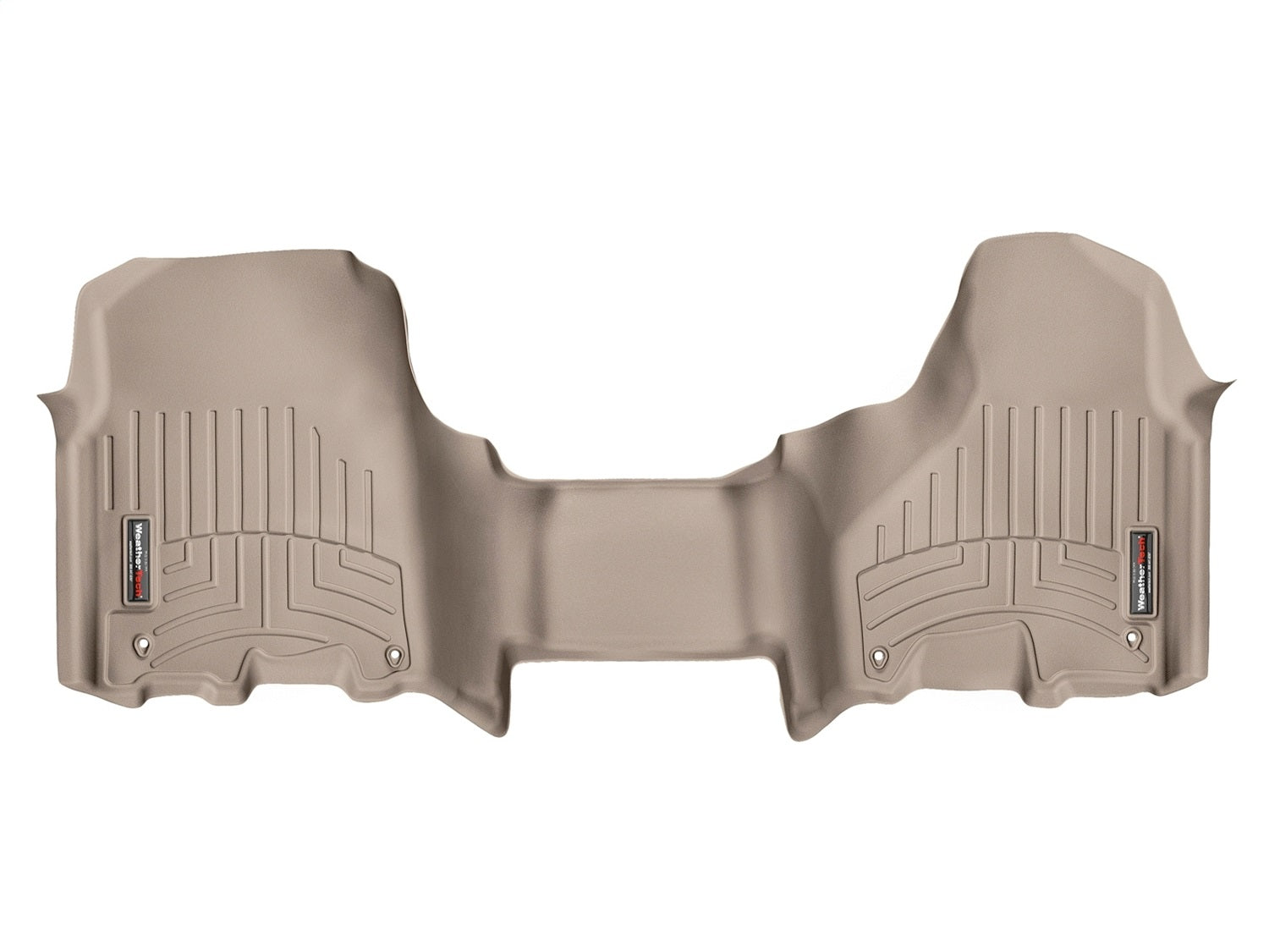 Weathertech 454771 FloorLiner™ DigitalFit®; Tan; Front; Over The Hump; Weathertech 454771
