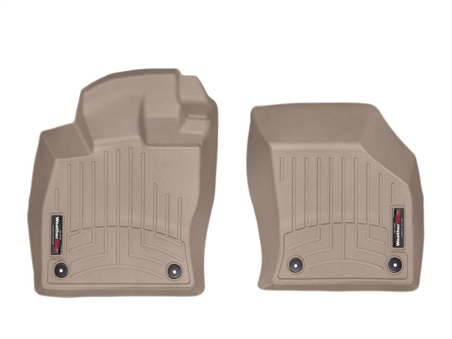 Weathertech 454961 FloorLiner™ DigitalFit®; Tan; Front; Weathertech 454961