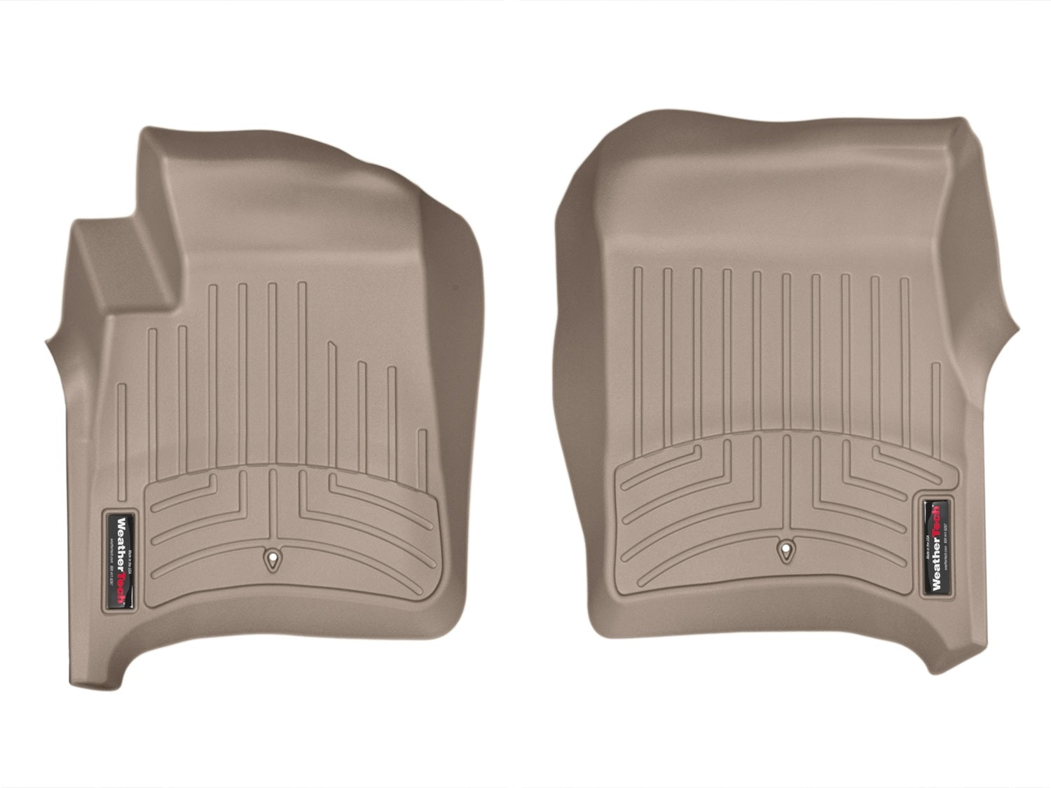 Weathertech 455331 FloorLiner™ DigitalFit®; Tan; Front; Weathertech 455331