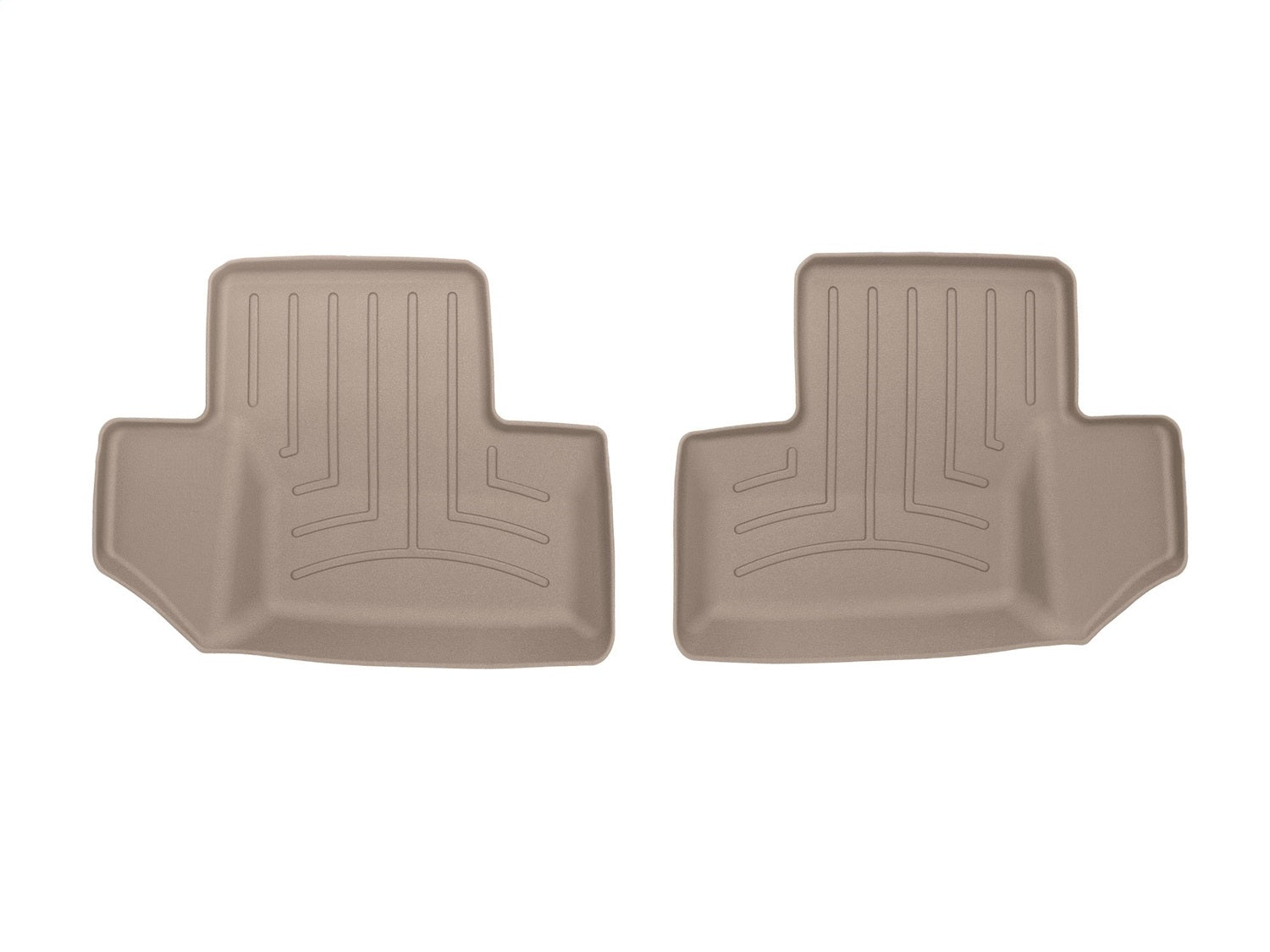 Weathertech 455733 FloorLiner™ DigitalFit®; Tan; Rear; Weathertech 455733