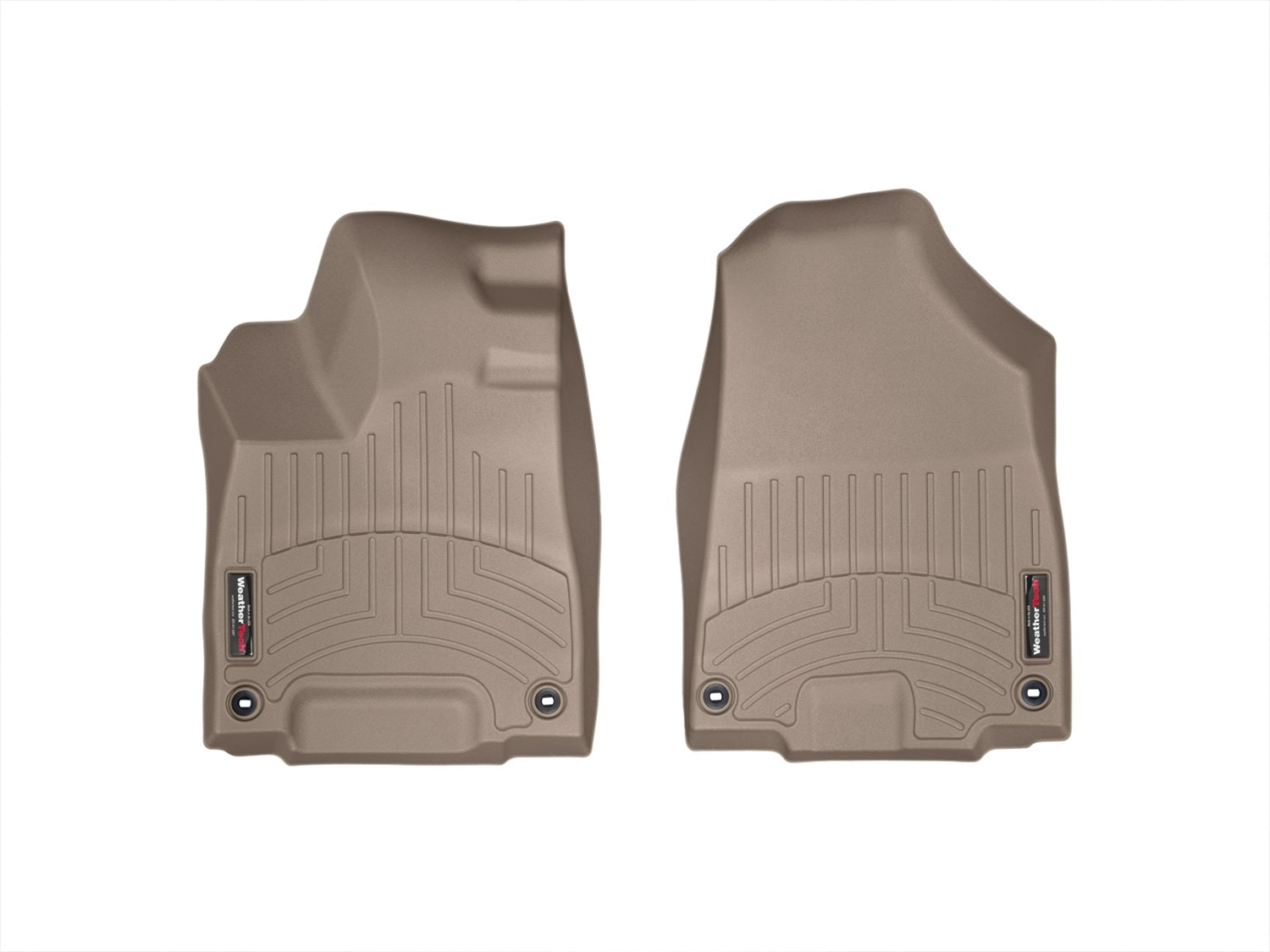 Weathertech 455761 FloorLiner™ DigitalFit®; Tan; Front; Weathertech 455761
