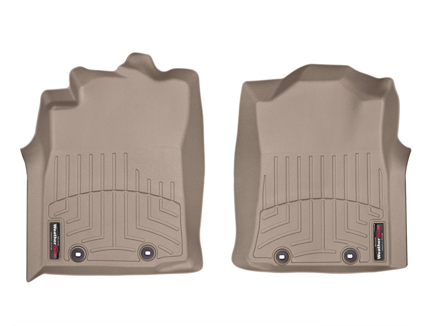 Weathertech 456551 FloorLiner™ DigitalFit®; Tan; Front; Weathertech 456551