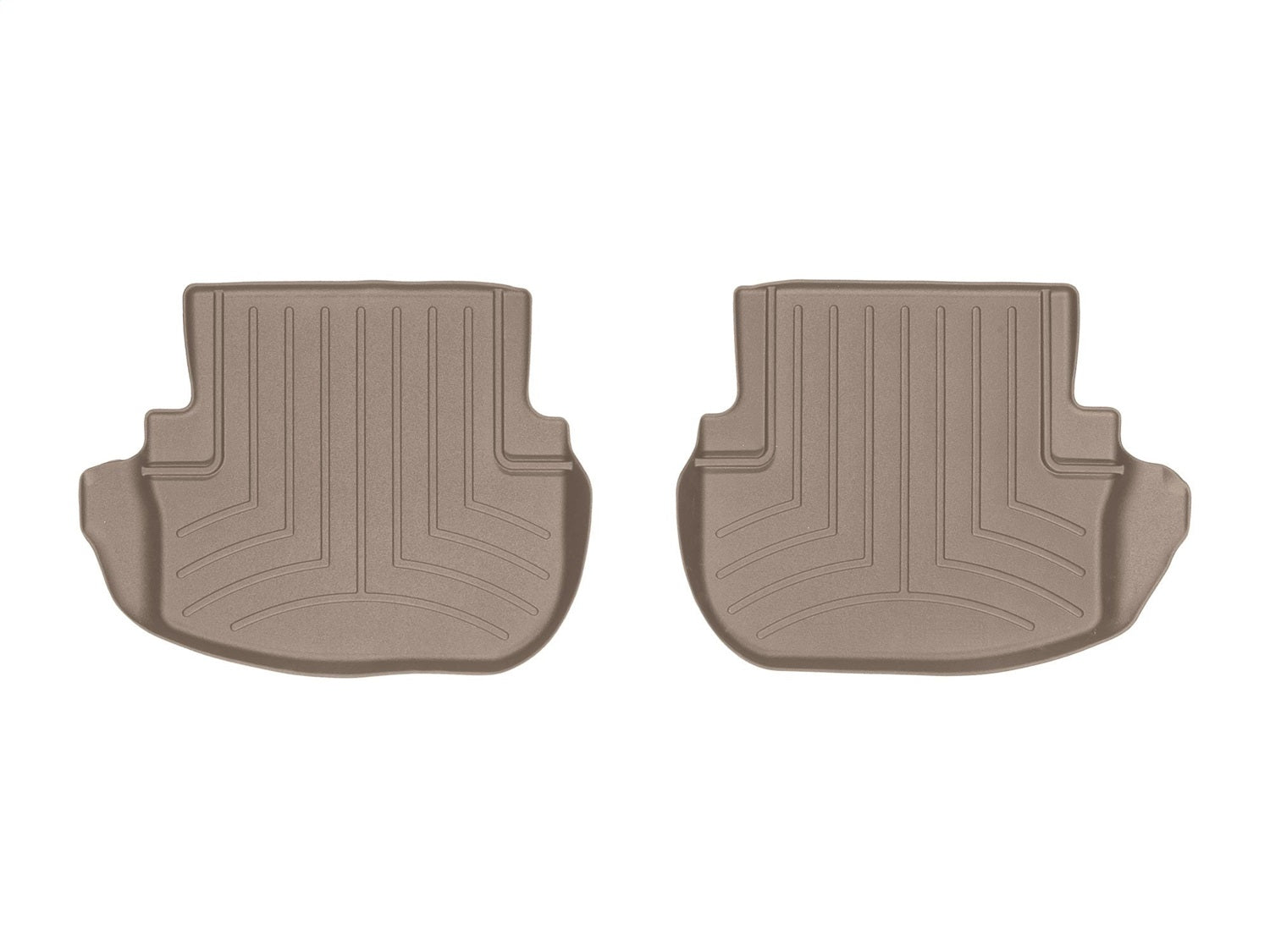 Weathertech 456764 FloorLiner™ DigitalFit®; Tan; Rear; 2 Piece Liner; Weathertech 456764