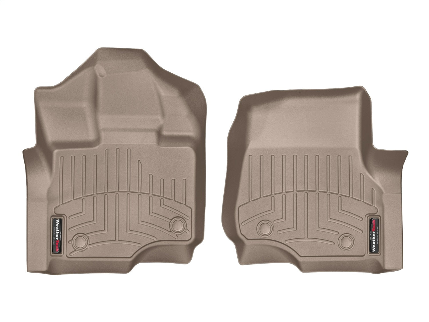 Weathertech 456971 FloorLiner™ DigitalFit®; Tan; Front; Weathertech 456971