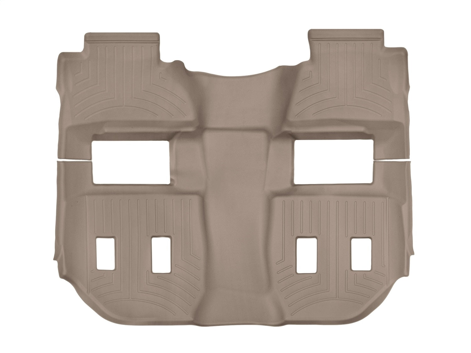 Weathertech 457672 FloorLiner™ DigitalFit®; Tan; Rear and Third Row; Weathertech 457672