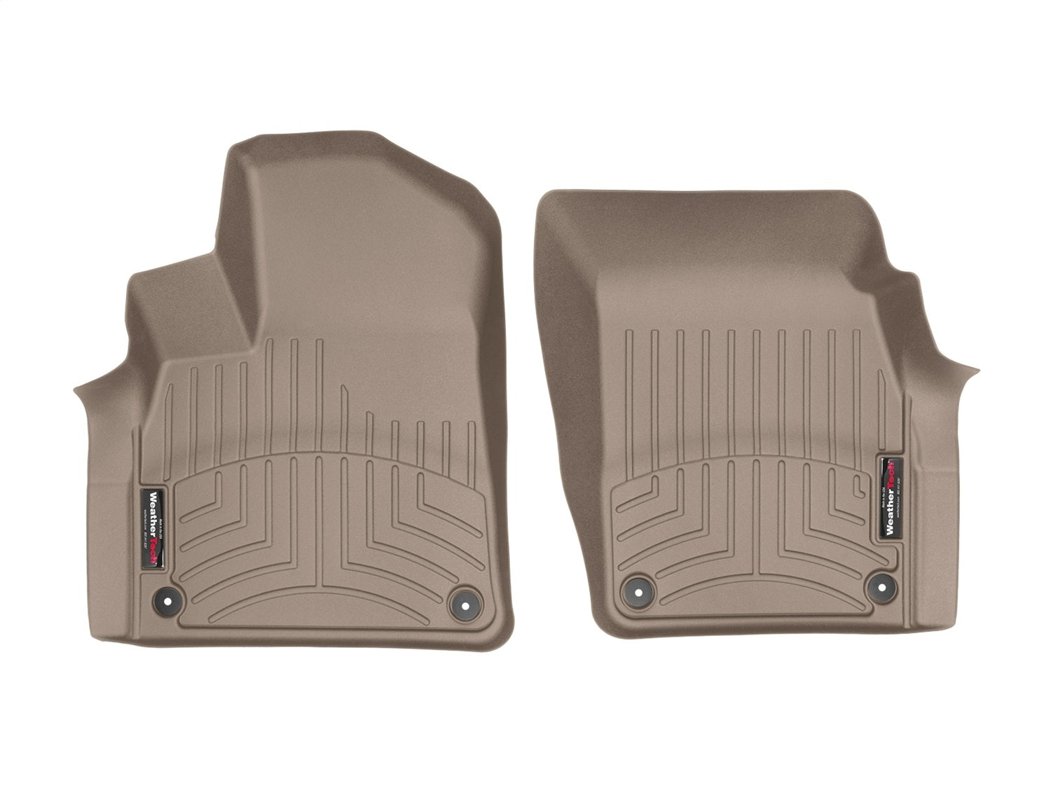 Weathertech 458871 FloorLiner™ DigitalFit®; Tan; Front; Weathertech 458871