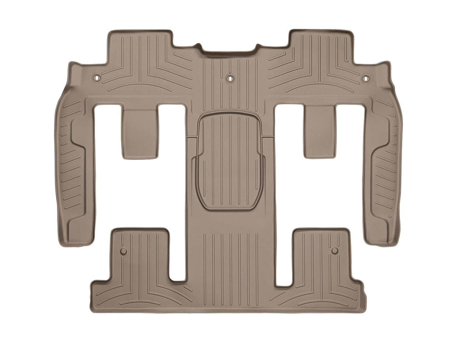 Weathertech 459423 FloorLiner™ DigitalFit®; Tan; Rear and Third Row; Weathertech 459423