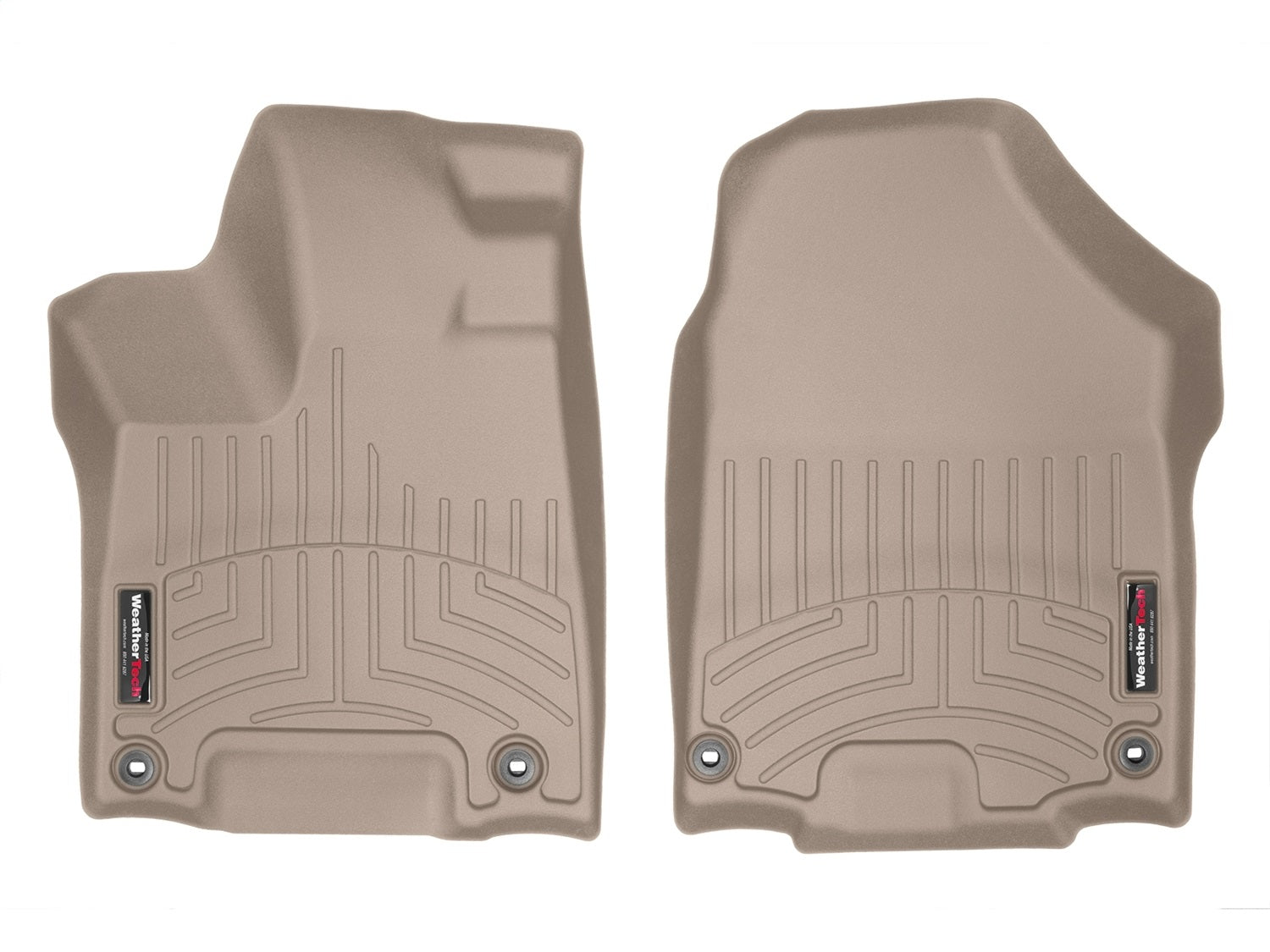 Weathertech 459711 FloorLiner™ DigitalFit®; Tan; Front; Weathertech 459711