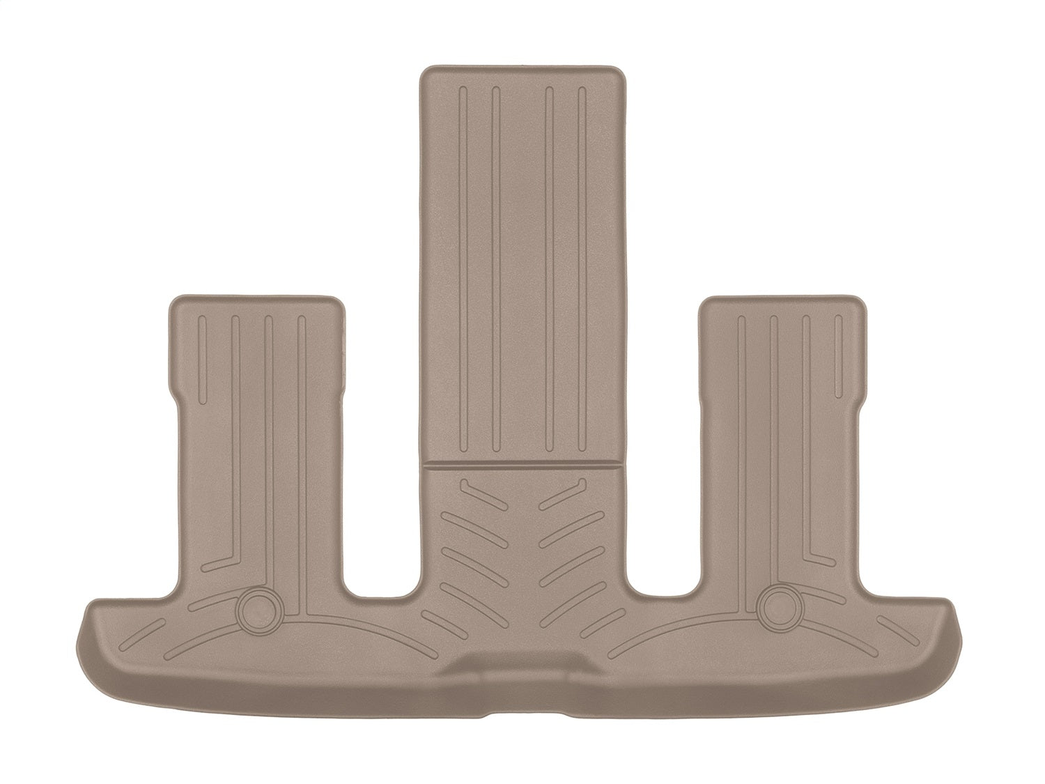 Weathertech 459725 FloorLiner™ DigitalFit®; Tan; Third Row; Weathertech 459725
