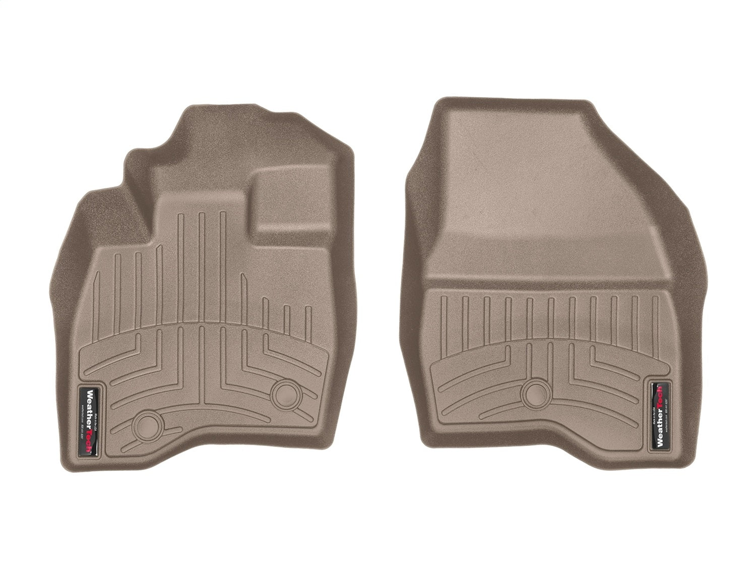 Weathertech 459811 FloorLiner™ DigitalFit®; Tan; Front; Weathertech 459811