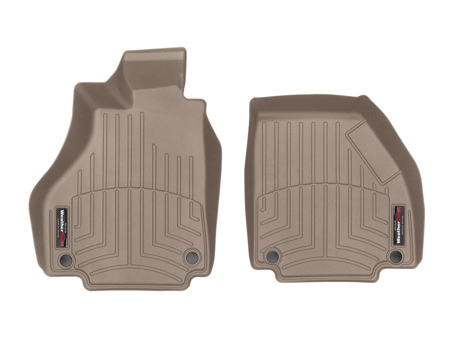 Weathertech 459981 FloorLiner™ DigitalFit®; Tan; Front; Weathertech 459981