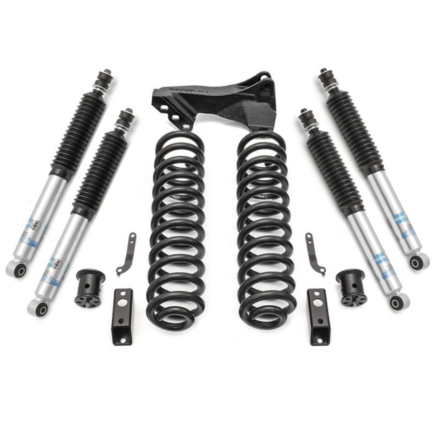 ReadyLift 46-2729 2.5in. Coil Spring Front Lift Kit with Bilstein Front and Rear Shocks and Front ReadyLift 46-2729