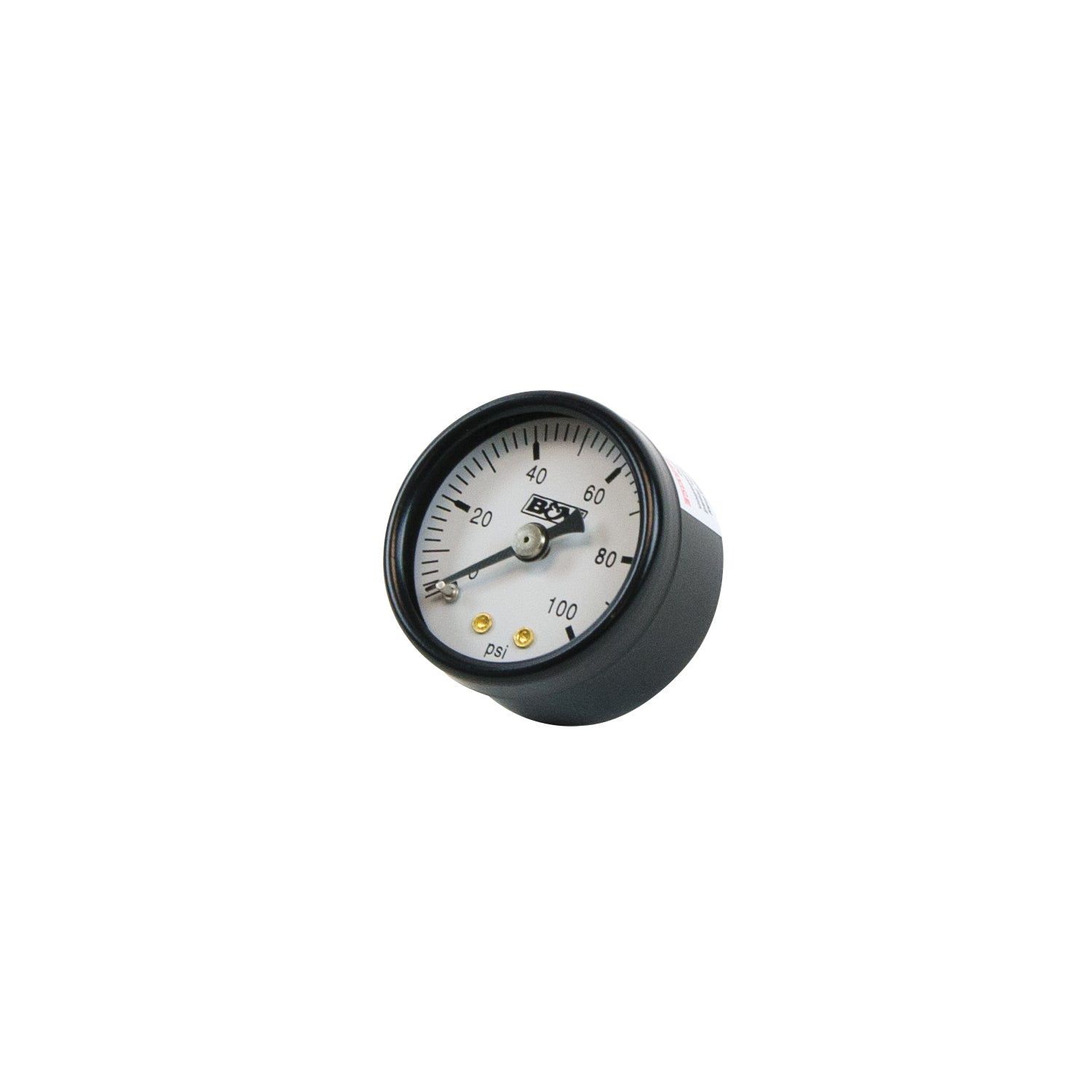 B&M 46054 Fuel Pressure Gauge Set; 1.65 in. H/1.65 in. W/1.80in. D; Analog; Up To 100 PSI; B&M 46054