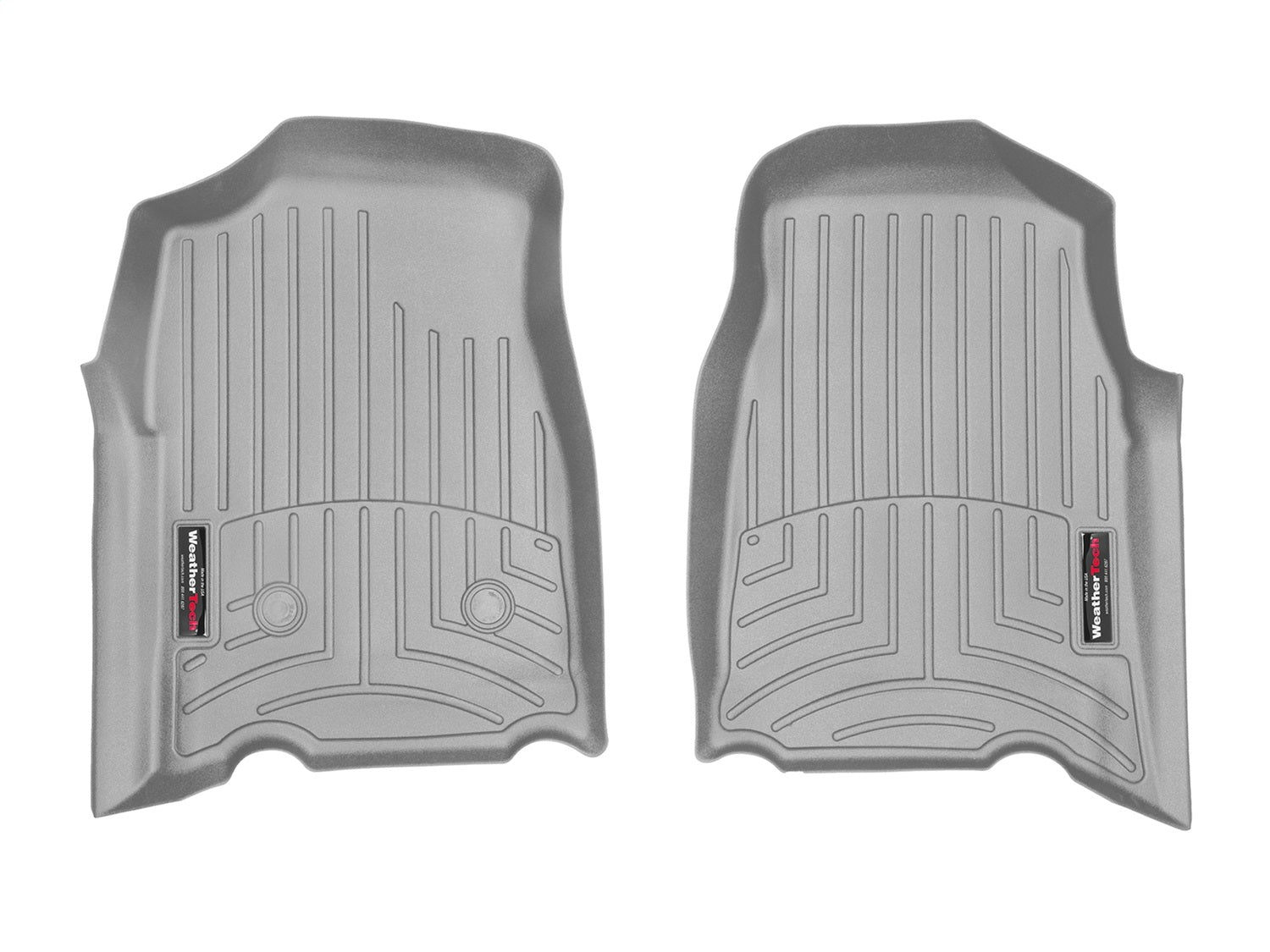 Weathertech 460761 FloorLiner™ DigitalFit®; Gray; Front; Weathertech 460761