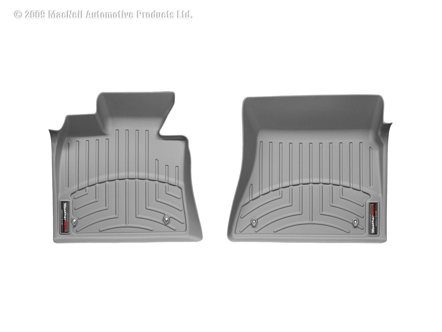 Weathertech 465581 FloorLiner™ DigitalFit®; Gray; Front; Weathertech 465581
