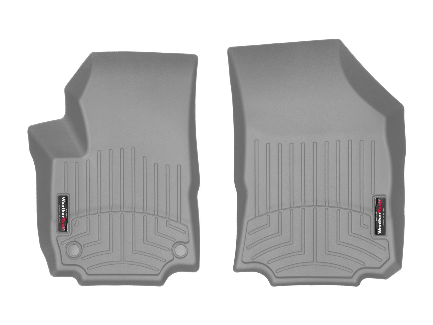 Weathertech 4611761 FloorLiner™ DigitalFit®; Gray; Front; Weathertech 4611761