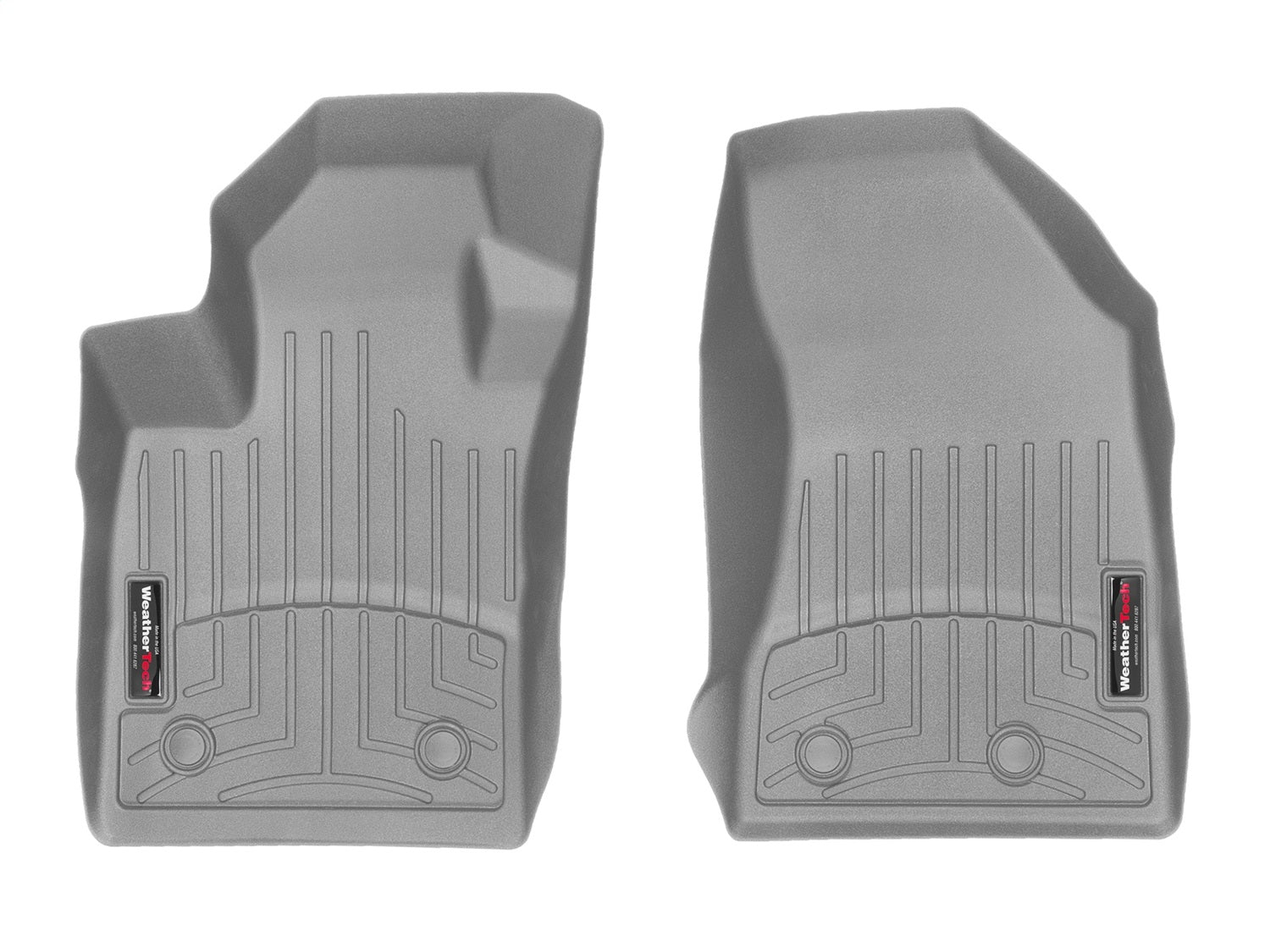Weathertech 4612051 FloorLiner™ DigitalFit®; Gray; Front; Weathertech 4612051