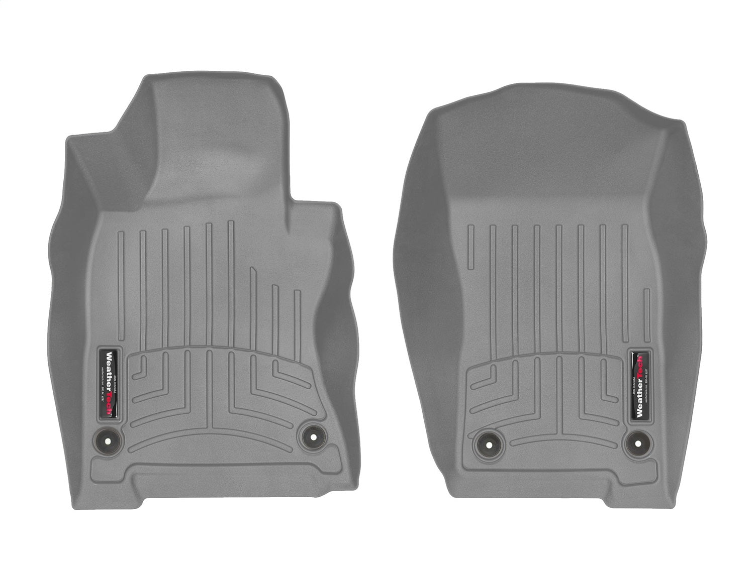 Weathertech 4612581 FloorLiner™ DigitalFit®; Gray; Front; Weathertech 4612581