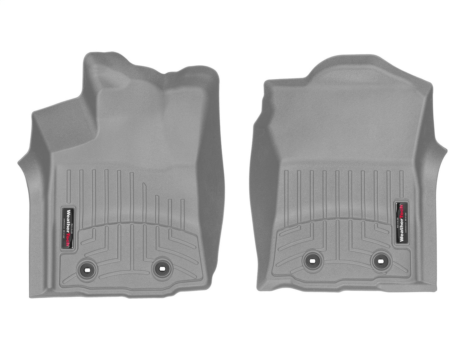 Weathertech 4612991 FloorLiner™ DigitalFit®; Gray; Front; Weathertech 4612991