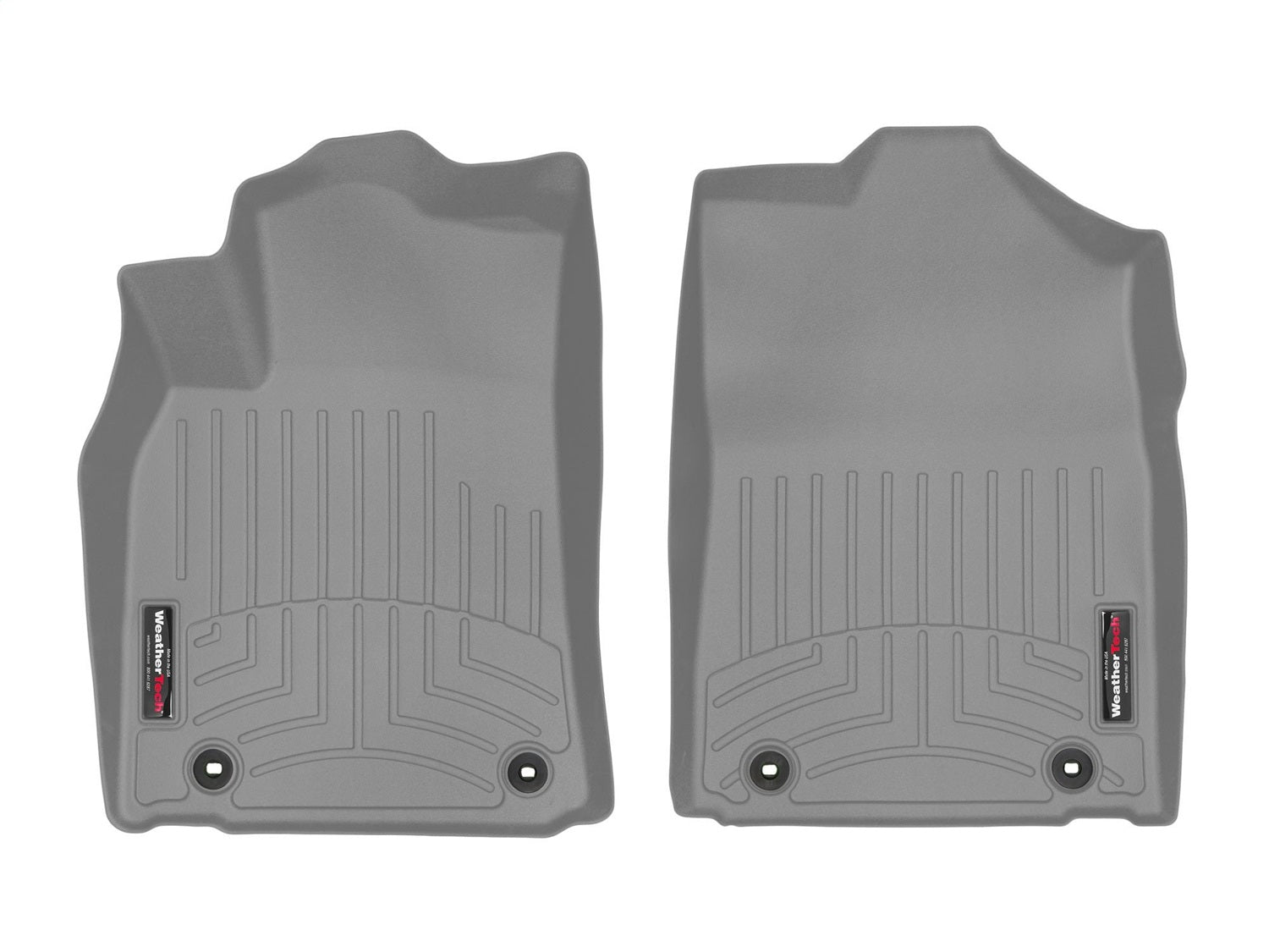 Weathertech 4614591 FloorLiner™ DigitalFit®; Gray; Front; Weathertech 4614591