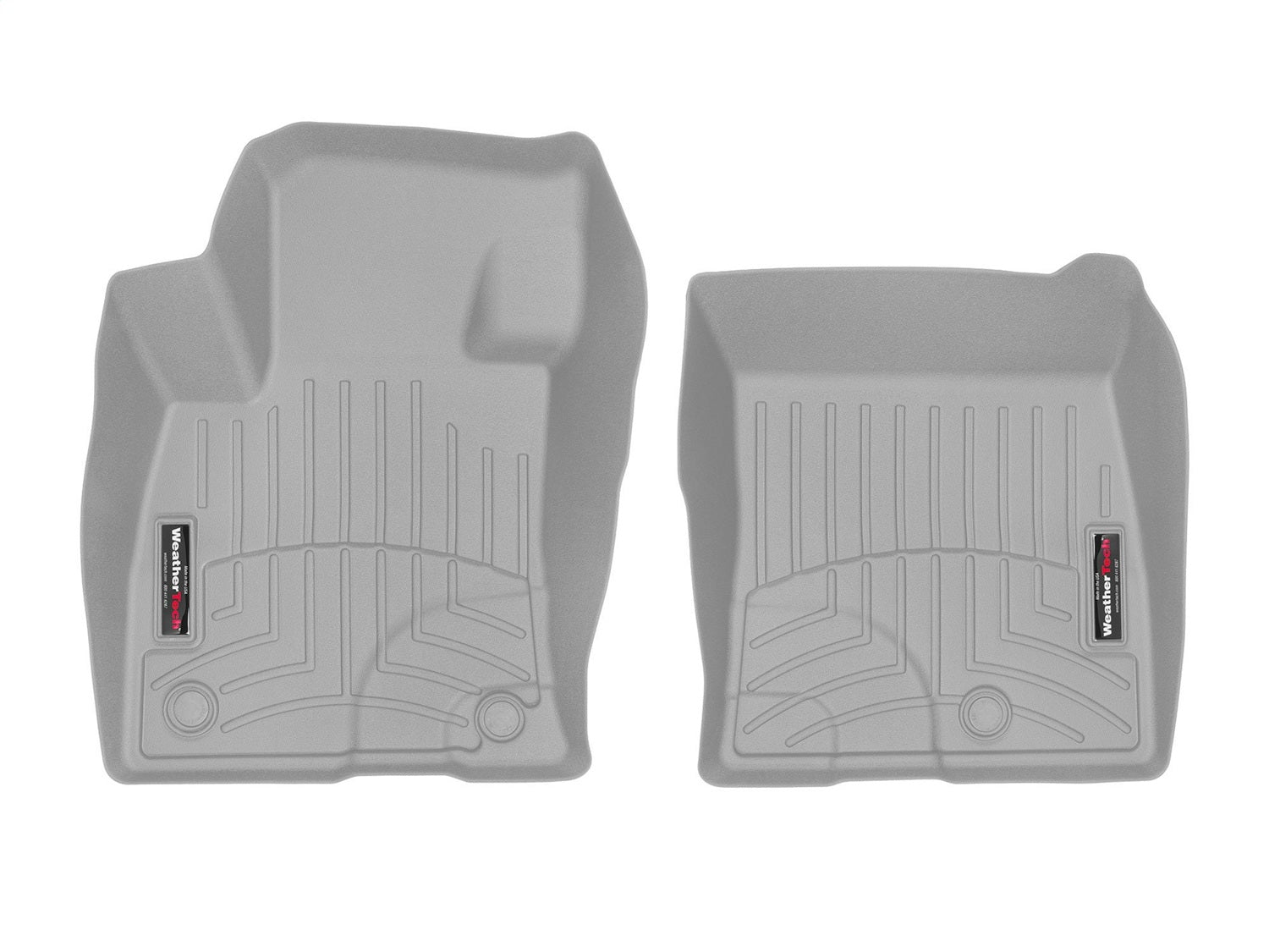 Weathertech 4615871 FloorLiner™ DigitalFit®; Gray; Front; Weathertech 4615871