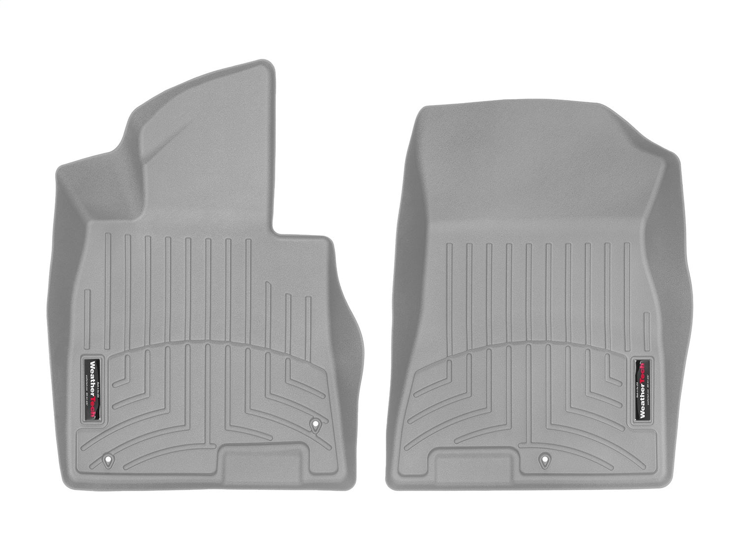 Weathertech 4615981 FloorLiner™ DigitalFit®; Gray; Front; Weathertech 4615981