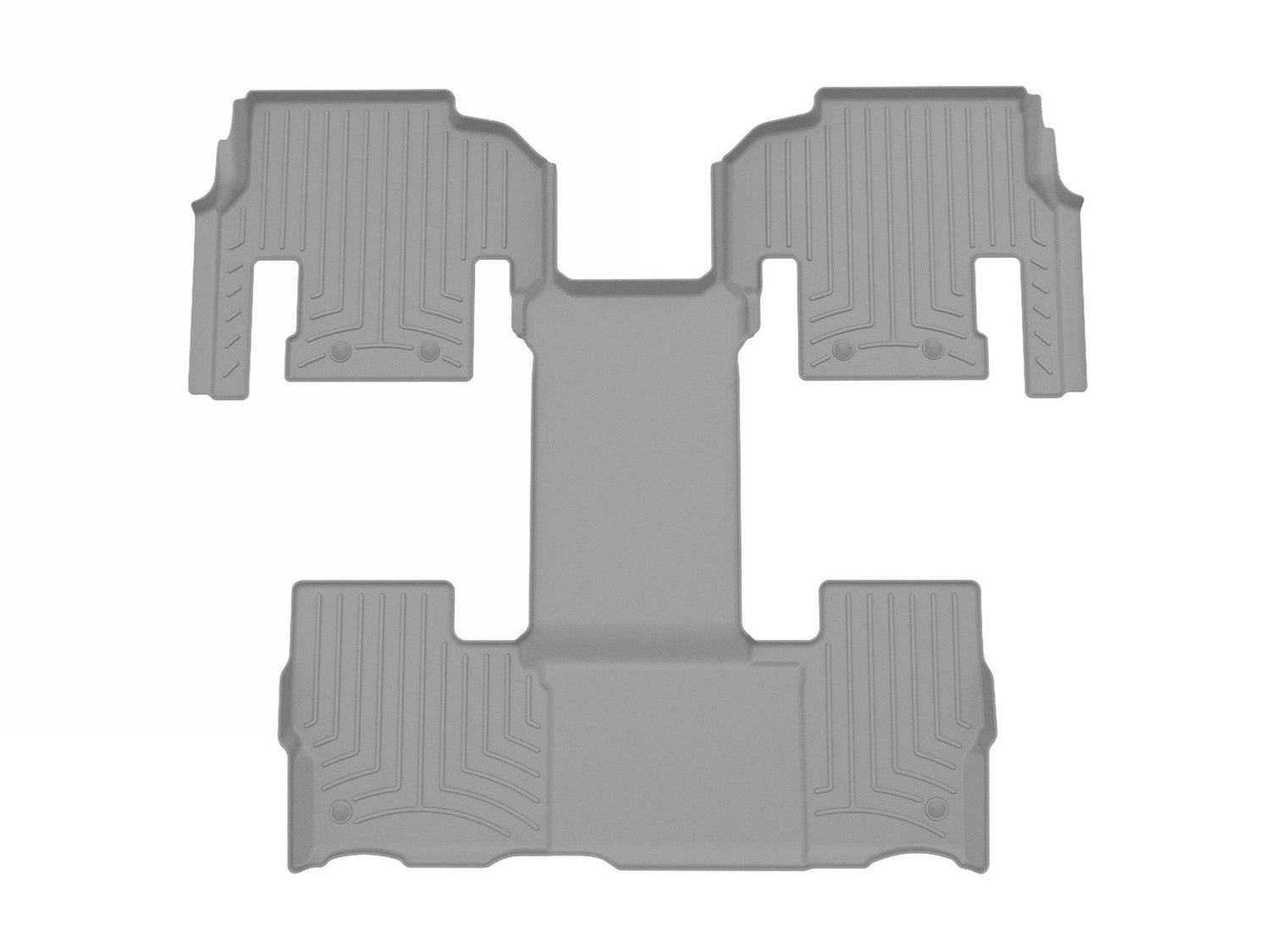Weathertech 4617044IM FloorLiner™ HP; Grey; Rear and Third Row; Weathertech 4617044IM