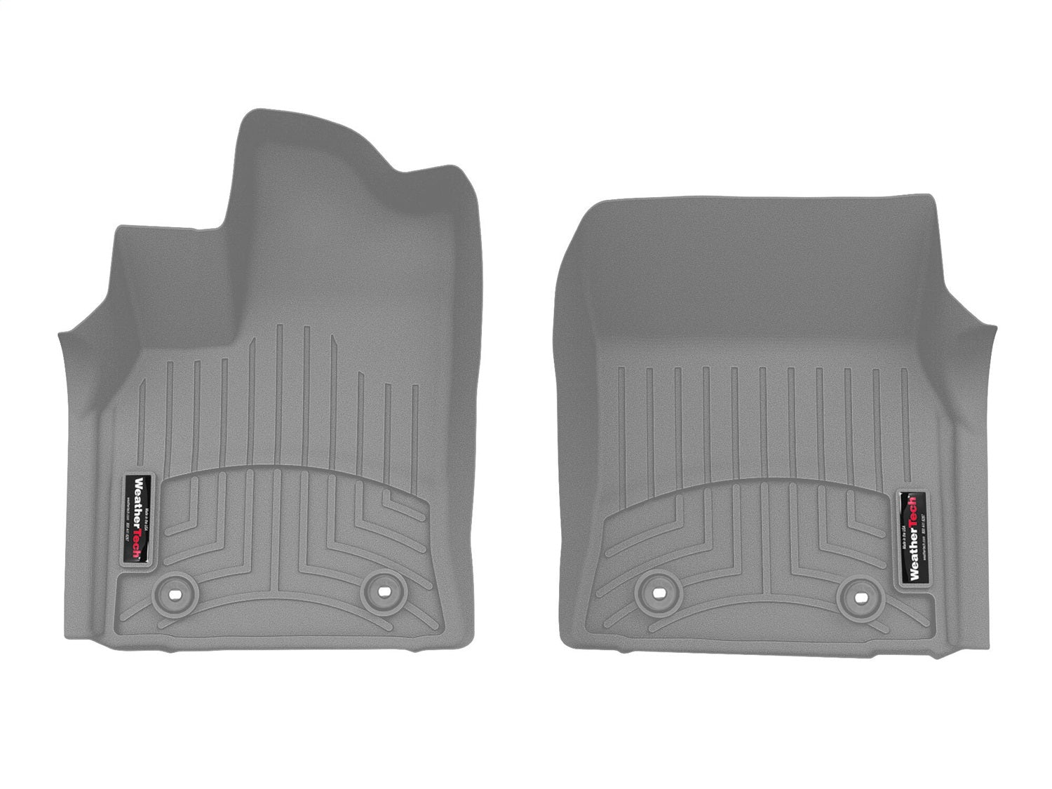 Weathertech 4617081 FloorLiner™ DigitalFit®; Gray; Front; Weathertech 4617081