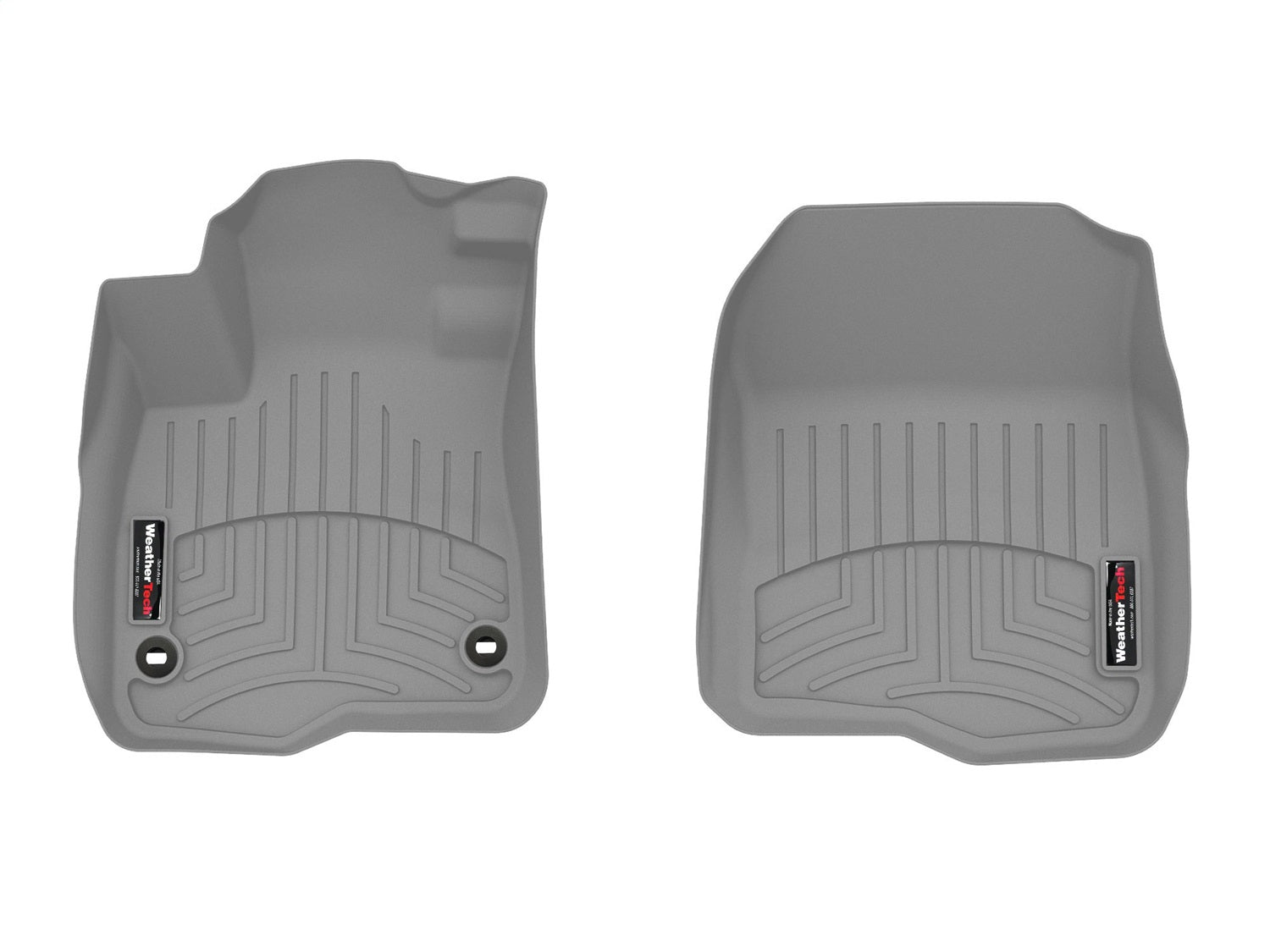 Weathertech 4617801 FloorLiner™ DigitalFit®; Gray; Front; Weathertech 4617801