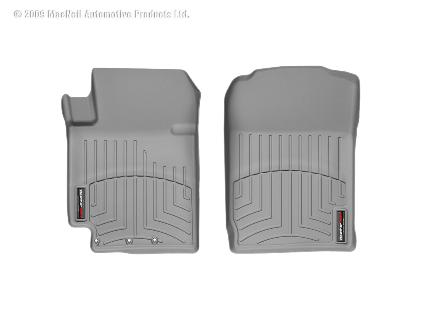 Weathertech 461891 FloorLiner™ DigitalFit®; Gray; Front; Weathertech 461891