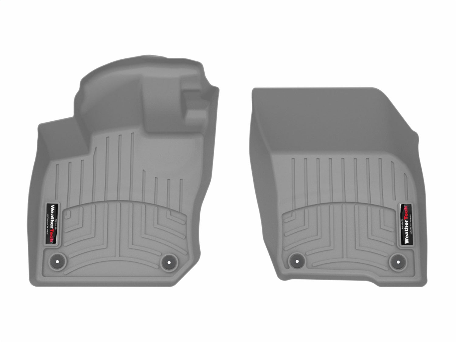 Weathertech 4619061 FloorLiner™ DigitalFit®; Gray; Front; Weathertech 4619061