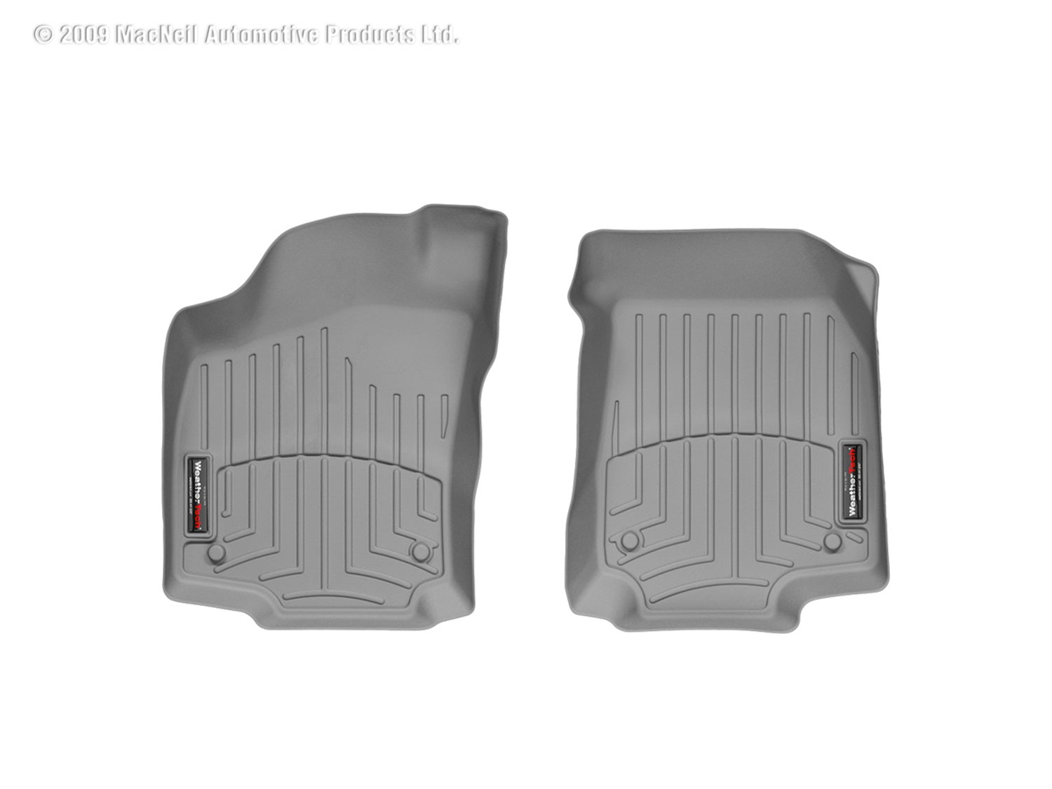 Weathertech 461951 FloorLiner™ DigitalFit®; Gray; Front; Weathertech 461951