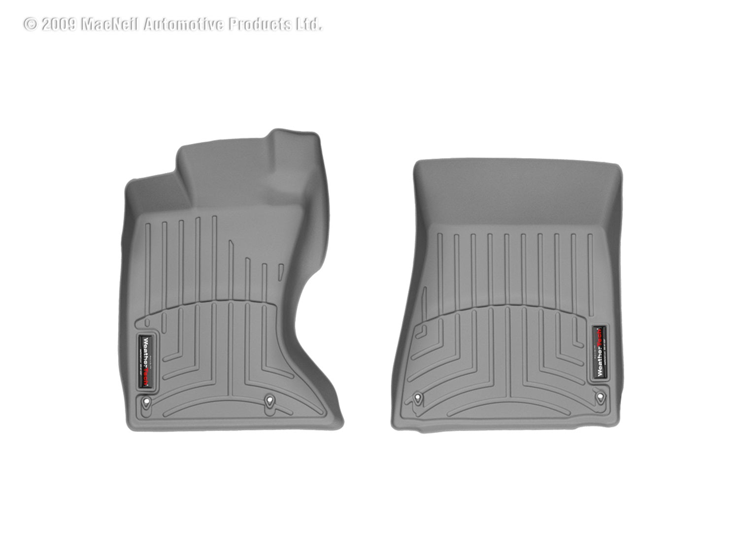 Weathertech 462061 FloorLiner™ DigitalFit®; Gray; Front; Weathertech 462061