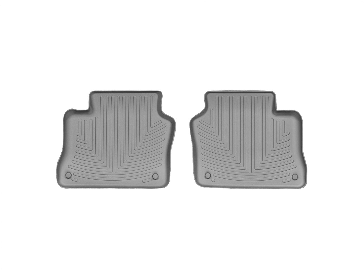 Weathertech 462572 FloorLiner™ DigitalFit®; Gray; Rear; 2 Piece; Weathertech 462572