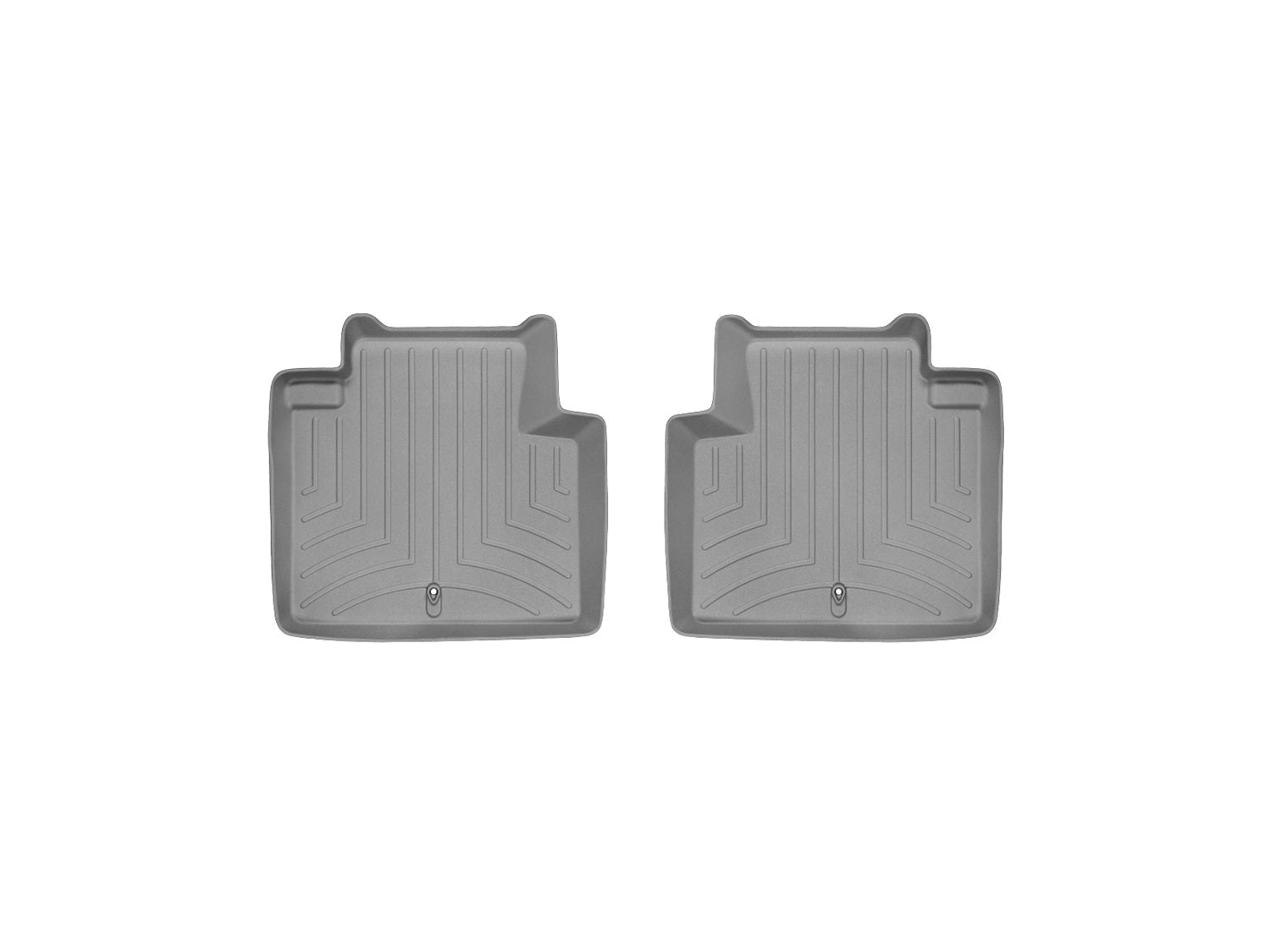 Weathertech 463042 FloorLiner™ DigitalFit®; Gray; Rear; 2 Piece; Weathertech 463042