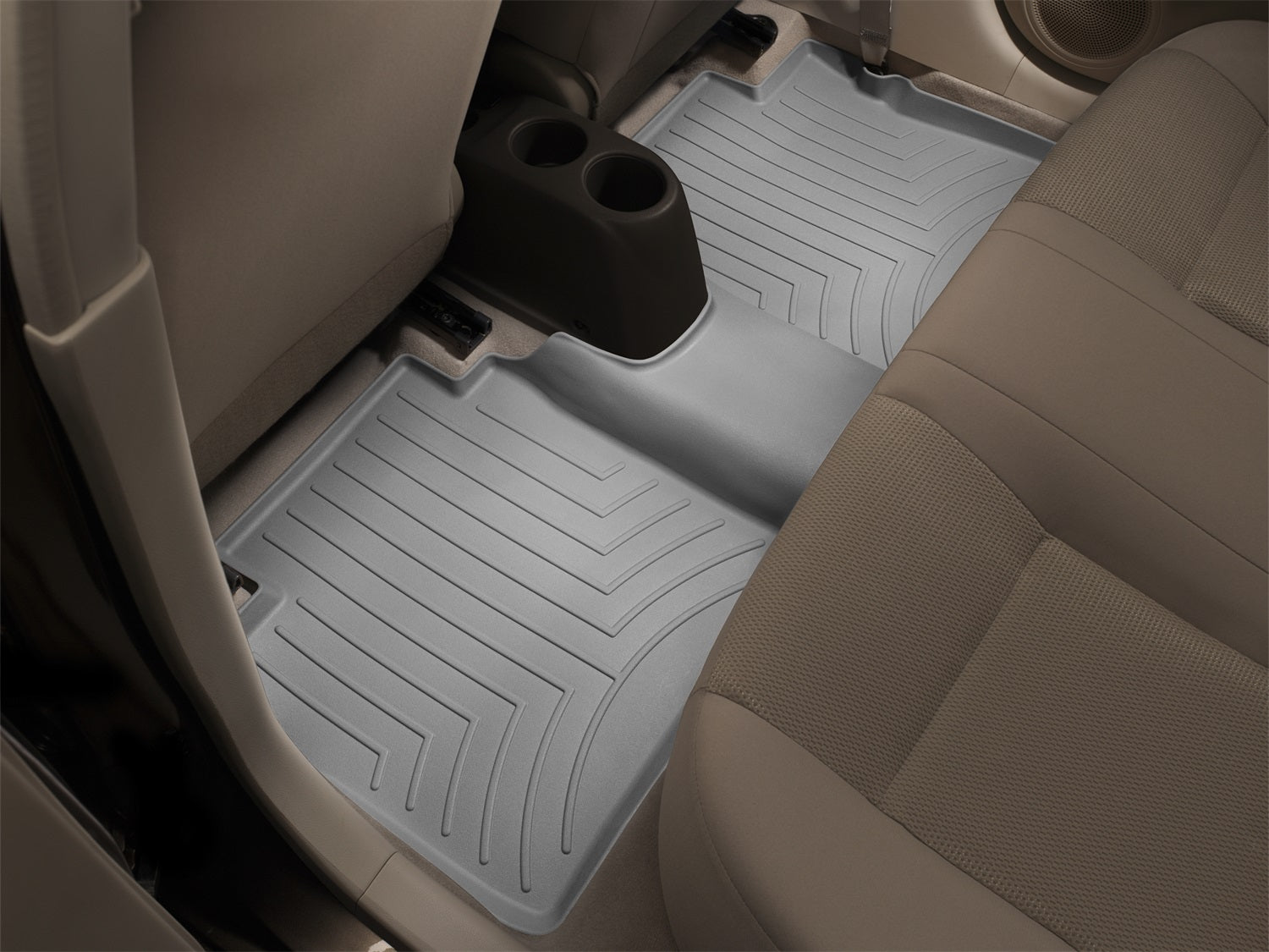 Weathertech 464962 FloorLiner™ DigitalFit®; Gray; Rear; 2 Piece; Weathertech 464962