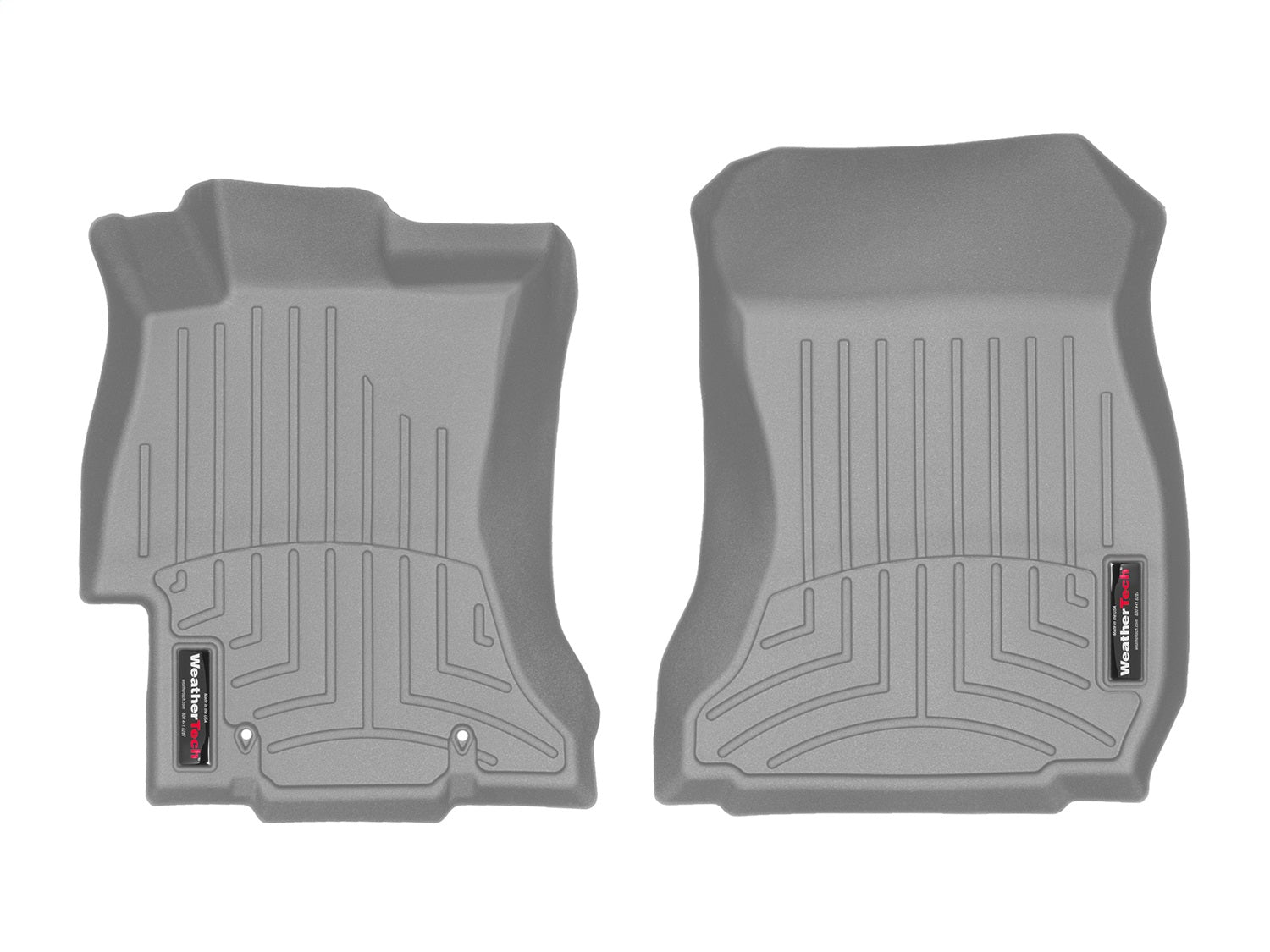 Weathertech 464391 FloorLiner™ DigitalFit®; Gray; Front; Weathertech 464391
