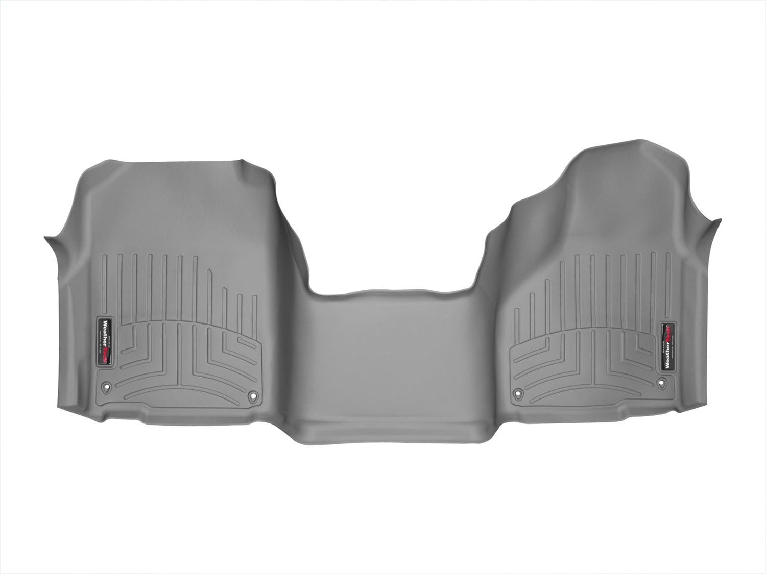 Weathertech 464641 FloorLiner™ DigitalFit®; Gray; Front; Over The Hump; Weathertech 464641