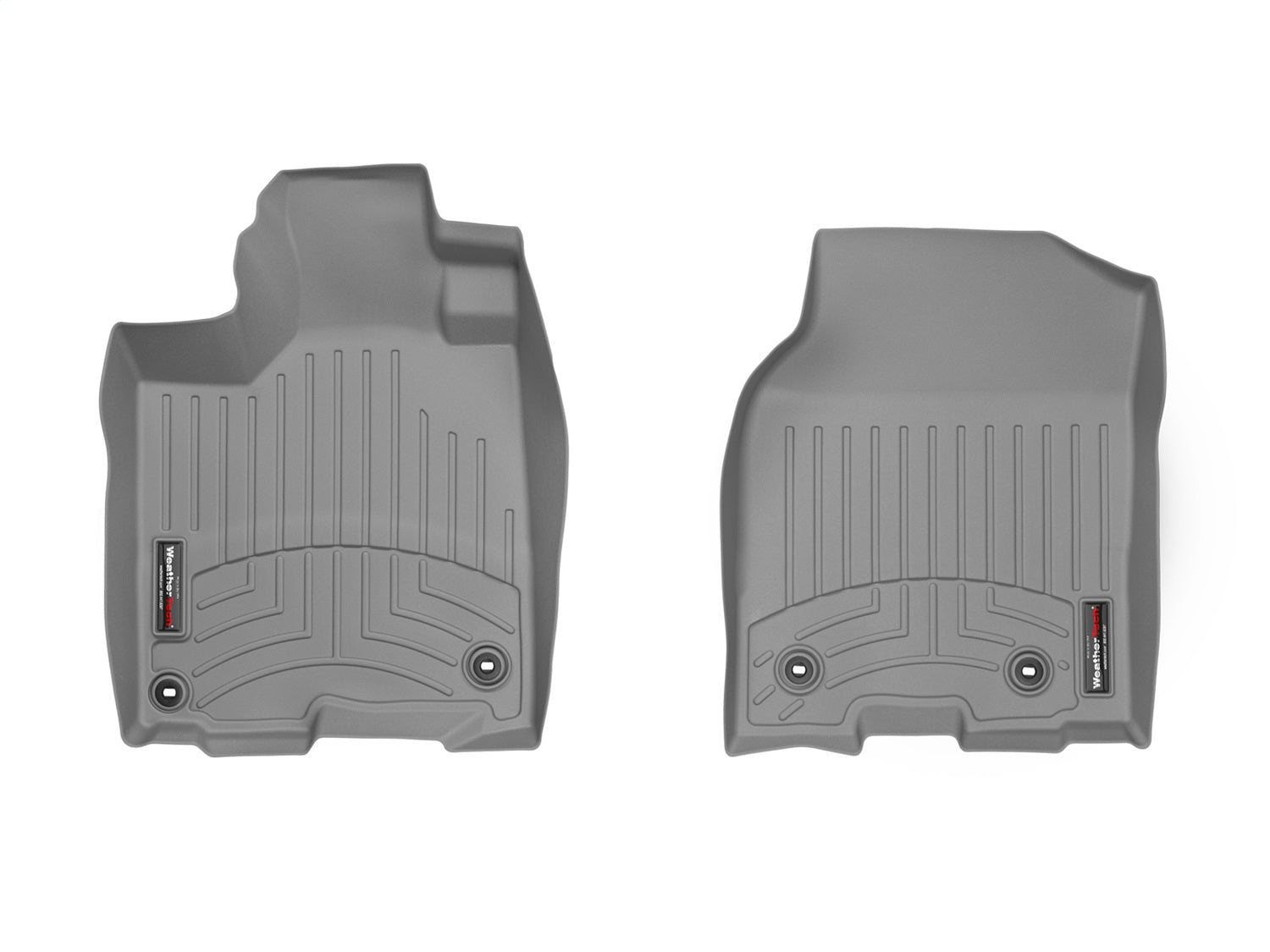 Weathertech 464711 FloorLiner™ DigitalFit®; Gray; Front; Weathertech 464711