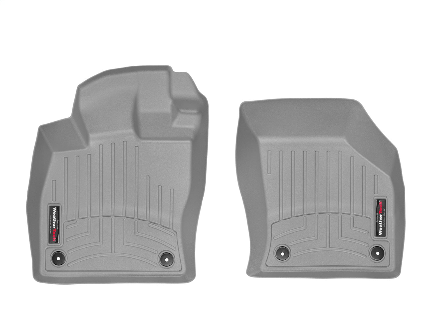 Weathertech 464961 FloorLiner™ DigitalFit®; Gray; Front; Weathertech 464961